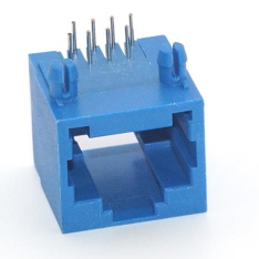 RJ45-9601 1X1 全塑 藍(lán)