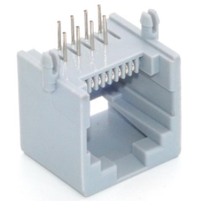 RJ45-8001 1X1 10P8C 全塑