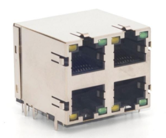 RJ45-8802 2X2 正彈 圓針