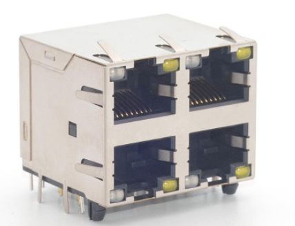 RJ45-8804 2X2 反彈 圓針