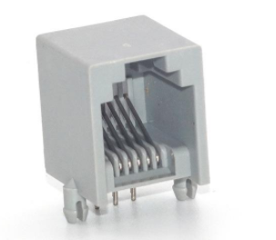 RJ11-8001 1X1 6P 全塑 無(wú)耳