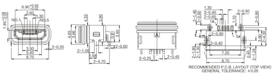 防水Micro 5p-05-006/007