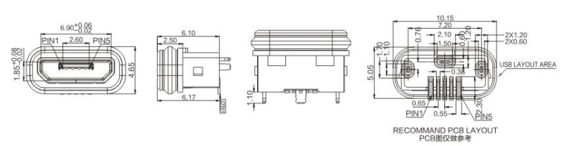 防水Micro 5p-05-015