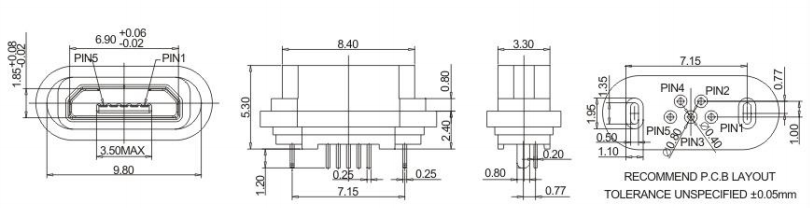 防水Micro 5p-05-066