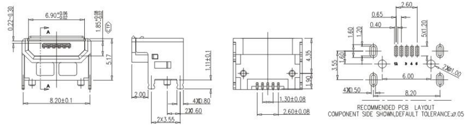  Micro USB BMOF-05-007/008