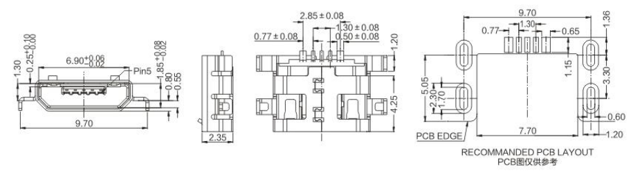 Micro USB BMOF-05-025/026