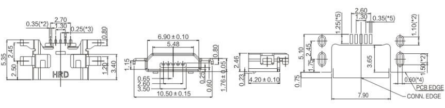  Micro USB BMOF-05-029/030