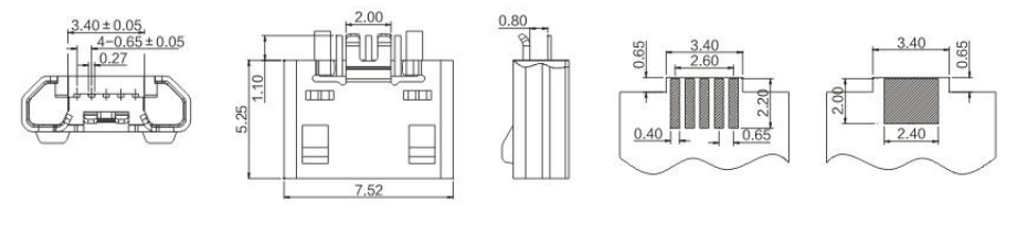 Micro USB  BMOF-05-032