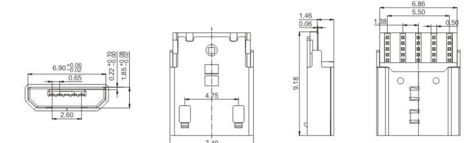 Micro USB  BMOF-05-035