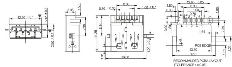 USB 3.0 AF BUBF-09-004/005