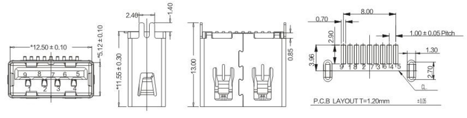 USB 3.0 AF BUBF-09-006