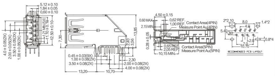 USB 3.0 AF BUBF-09-007