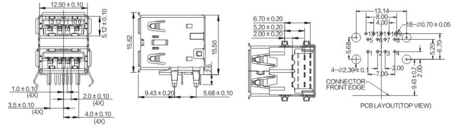 USB 3.0 AF BUBF-18-001/002