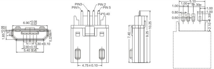  Micro USB BMOF-05-034
